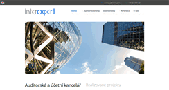 Desktop Screenshot of interexpert.cz